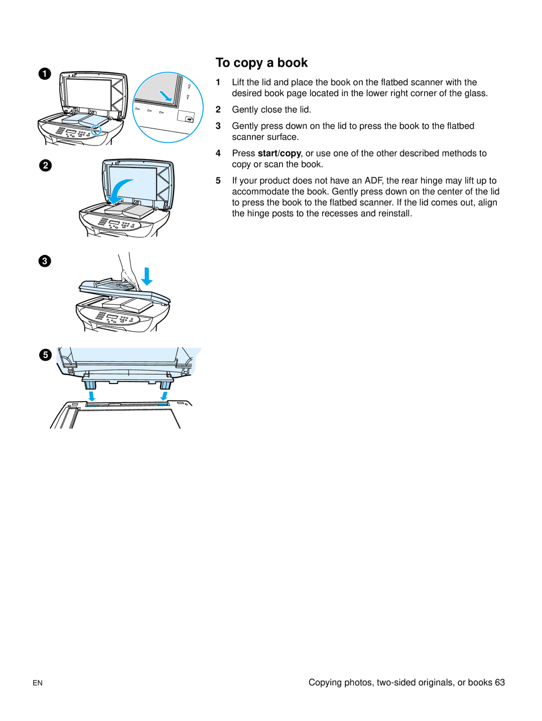 Hitachi 3300MFP manual To copy a book 