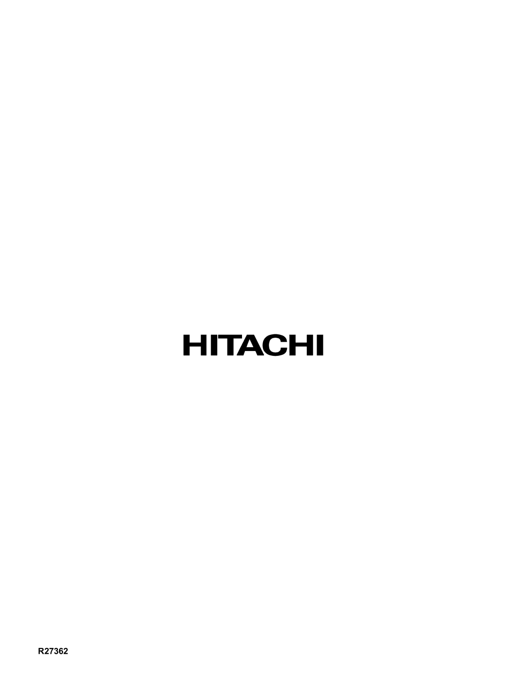 Hitachi 36SDX88B manual QR27362 