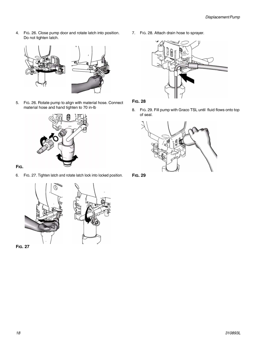 Hitachi 3900 important safety instructions Attach drain hose to sprayer 