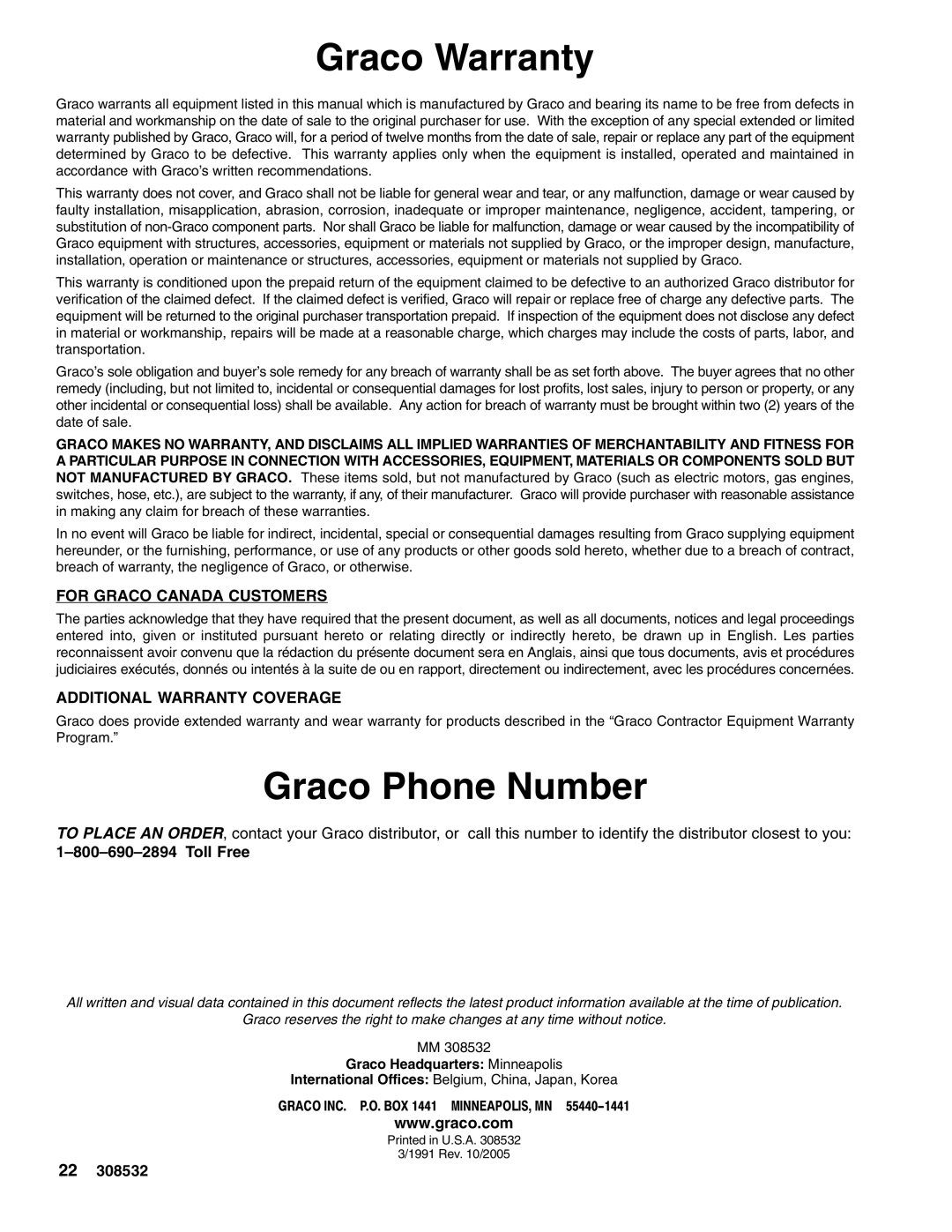 Hitachi 4043 important safety instructions Graco Warranty, Graco Phone Number, Toll Free 