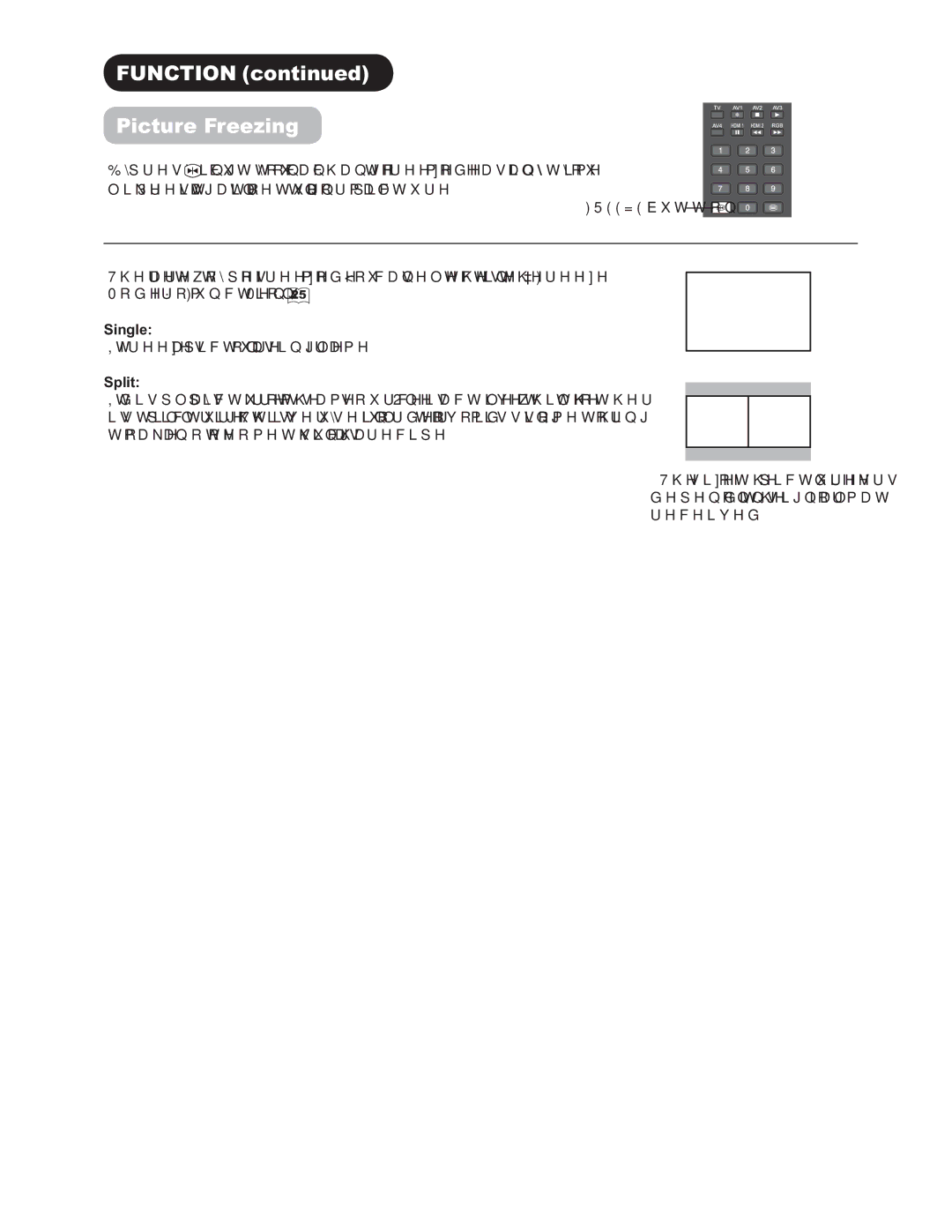 Hitachi 42PD9500TA manual 3LFWXUHUHHLQJ, =Exwwrq, 6LQJOH, IuhhhvDSlfwxuhRqDVlqjohIudph, 6SOLW 