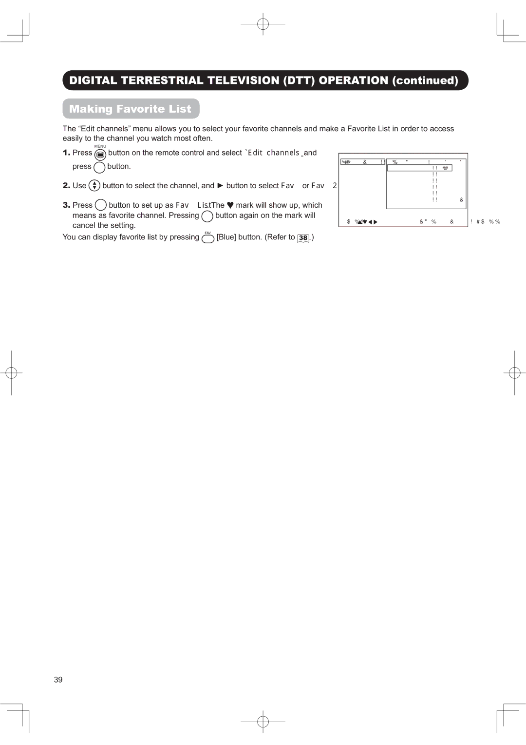 Hitachi 42PD960DTA manual 0DNLQJDYRULWH/LVW, FdqfhoWkhVhwwlqj, 8VH, &!!% ! ˳ 