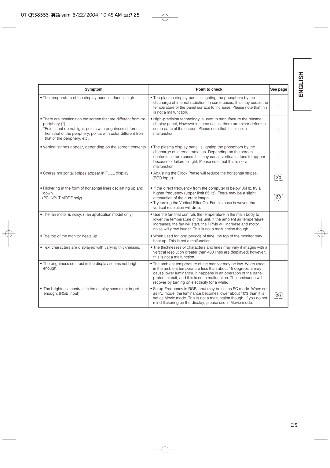 Hitachi 42PMA300A user manual English 