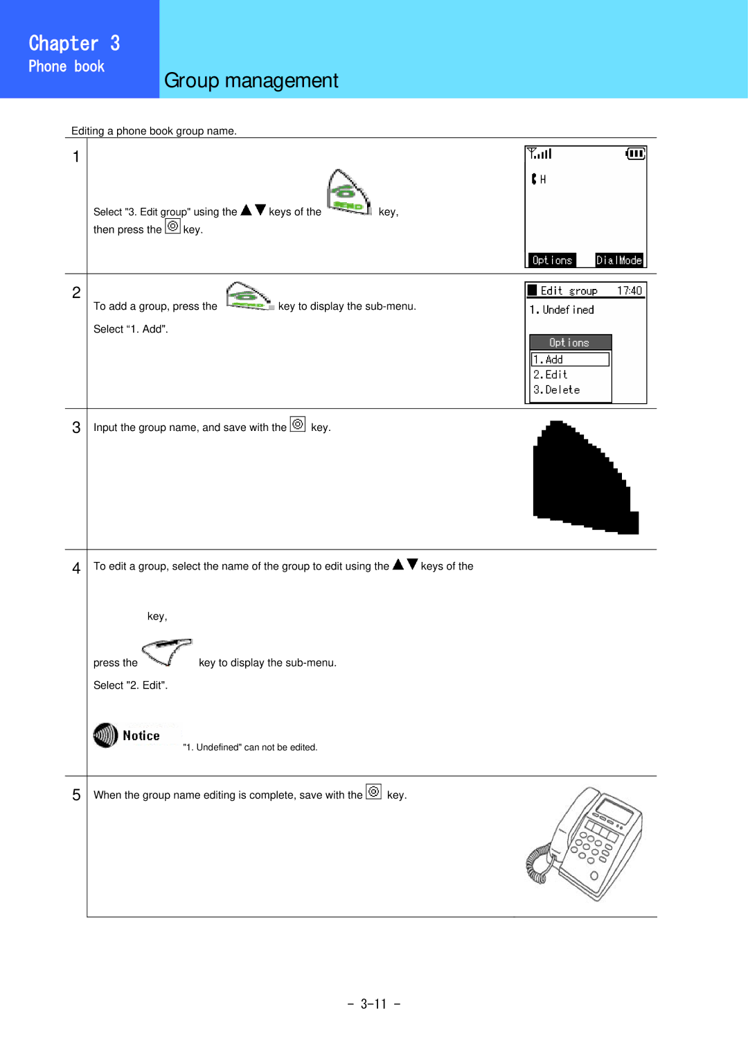 Hitachi 5000 user manual Group management 