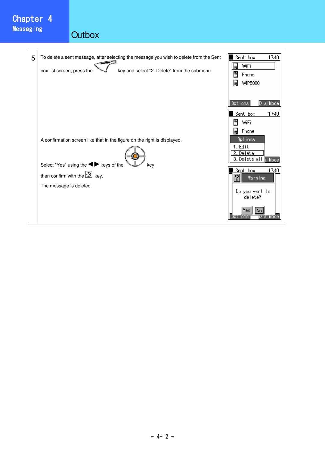 Hitachi 5000 user manual HowMessagingto Use Telephone Outbox 