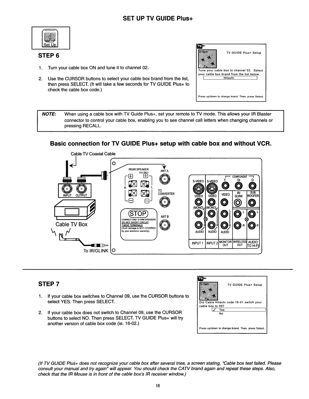 Hitachi 50SBX78B, 60SBX78B service manual Recall, Audio 