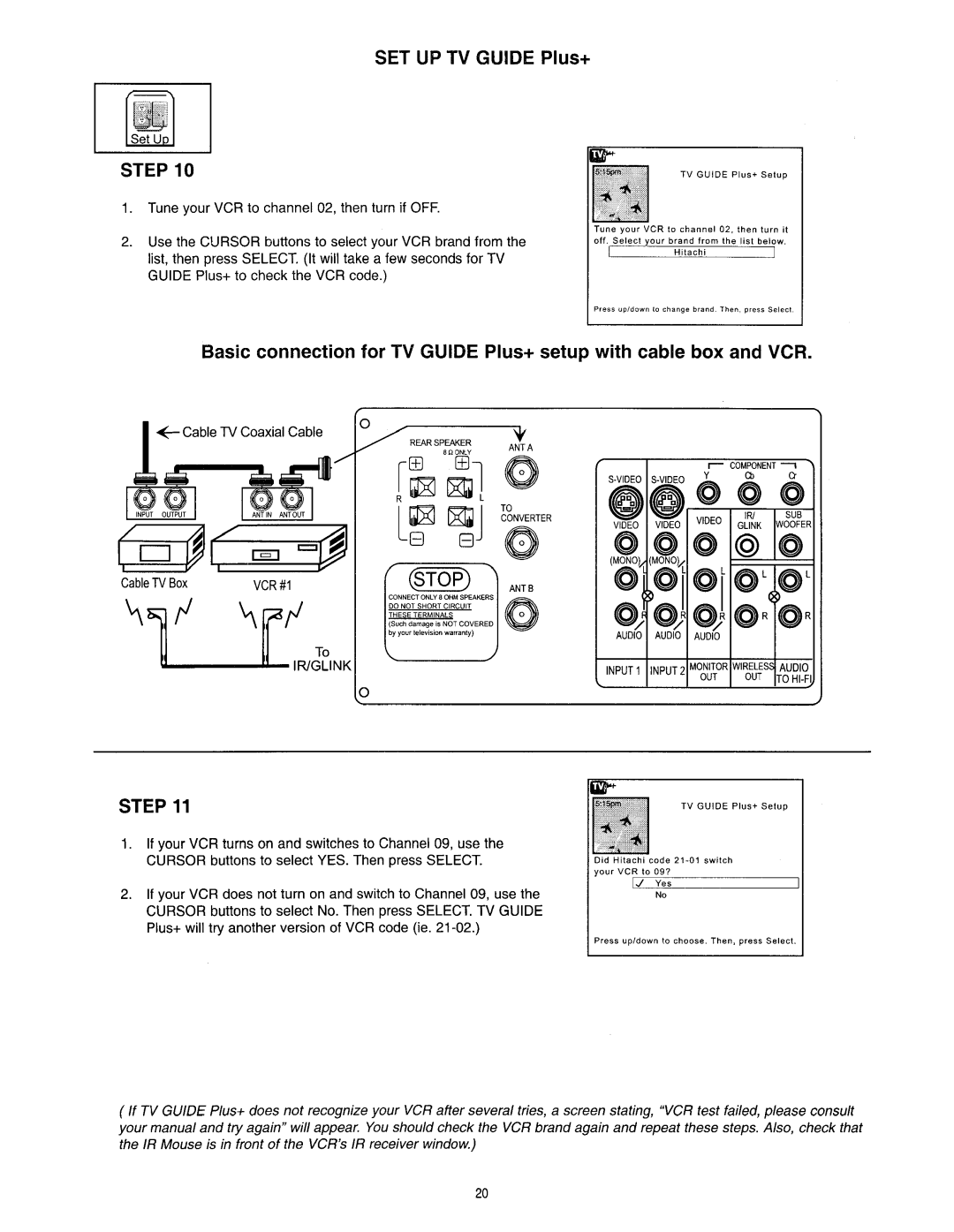 Hitachi 50SBX78B, 60SBX78B service manual 0Set U 