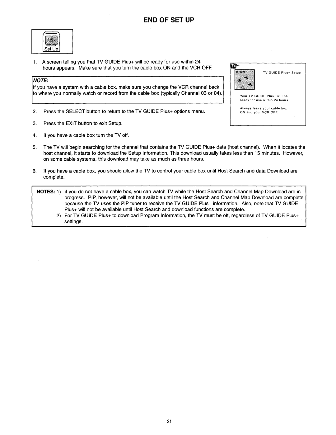 Hitachi 60SBX78B, 50SBX78B service manual END of SET UP 