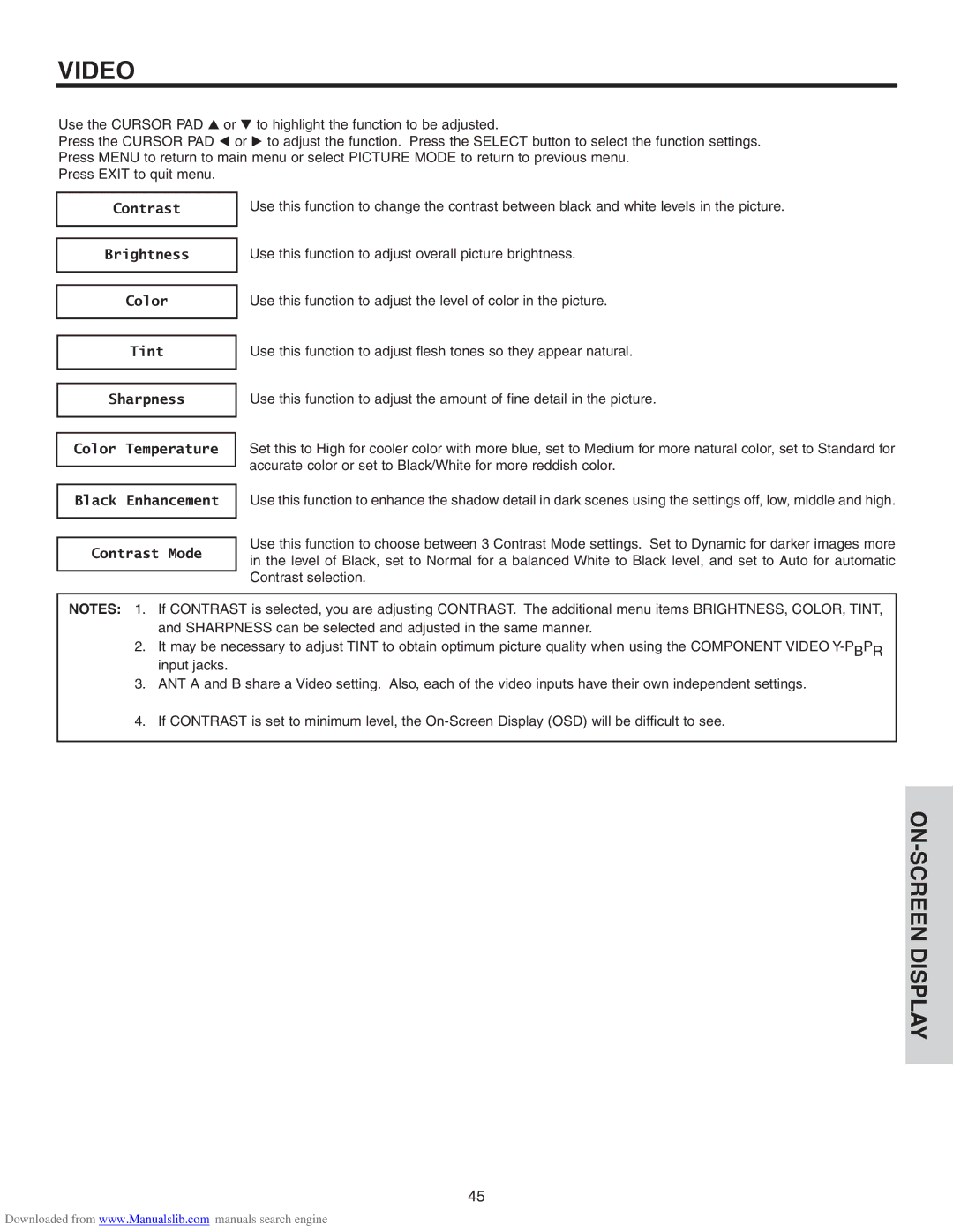 Hitachi 70VS810, 50VS810A, 60VS810A important safety instructions Video 