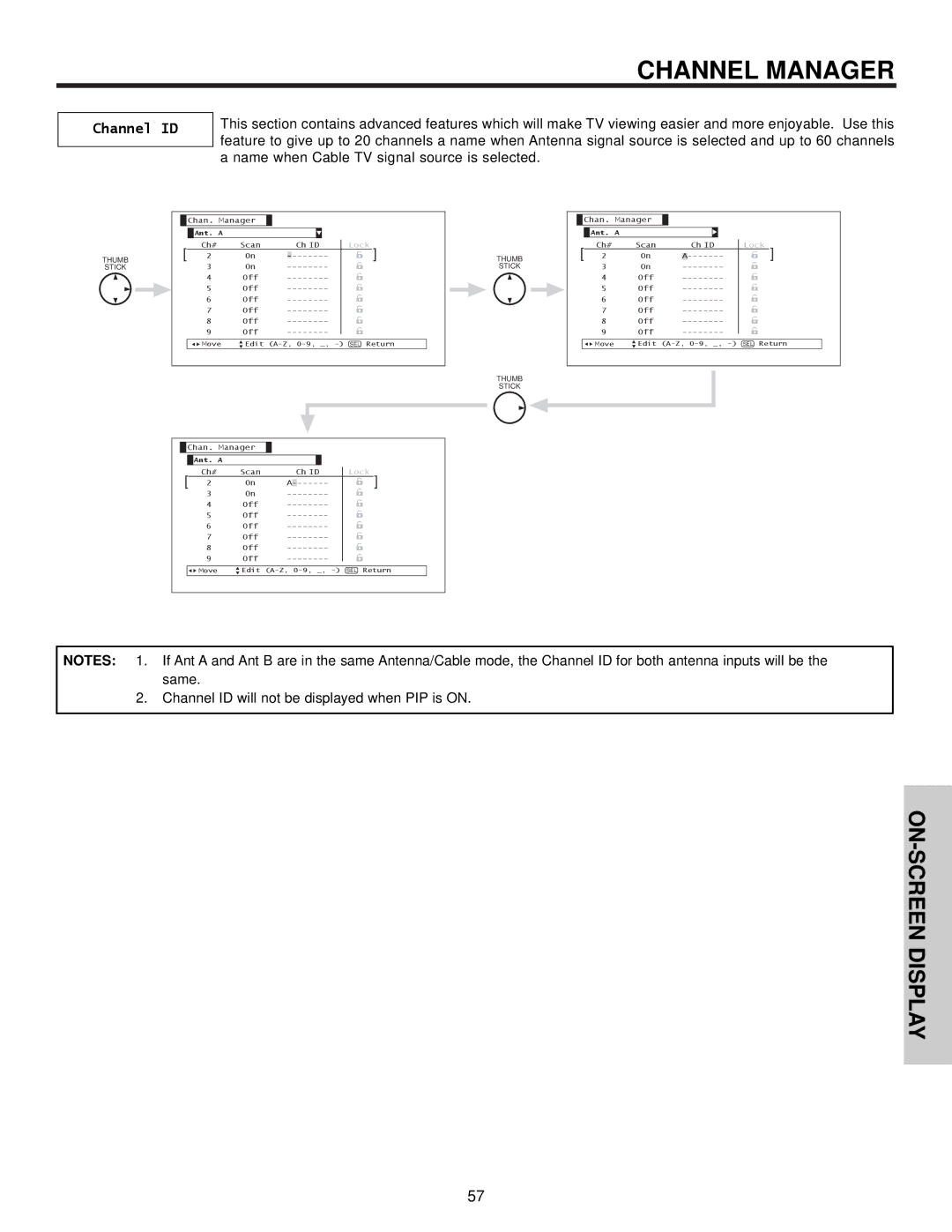 Hitachi 50VX500, 50V500A, 60VX500 important safety instructions Channel ID 