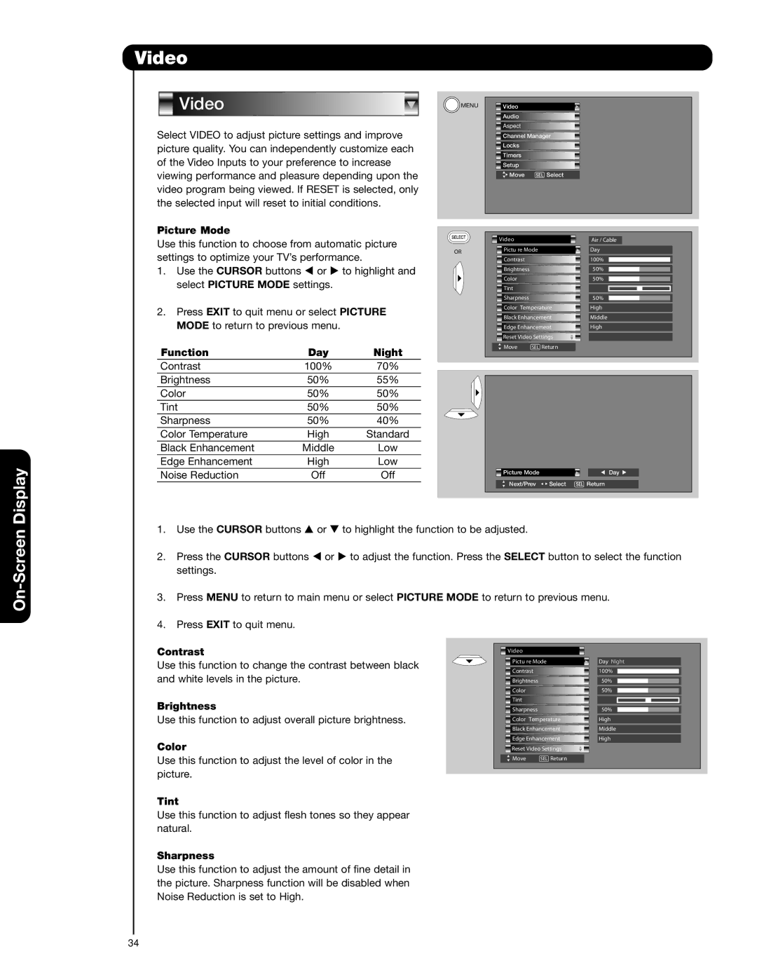 Hitachi 57F59J 65F59, 51F59A, 57F59A, 65F59A, 65F59J, 51F59J important safety instructions Video 