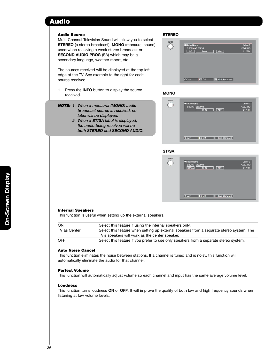 Hitachi 51F710E, 51F710A, 57F710A, 57F710E, 65F710A important safety instructions Stereo, Mono, St/Sa 