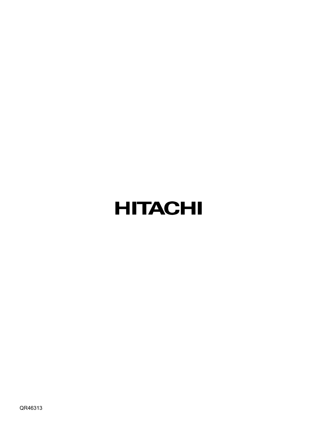 Hitachi 55DMX01WD specifications QR46313 