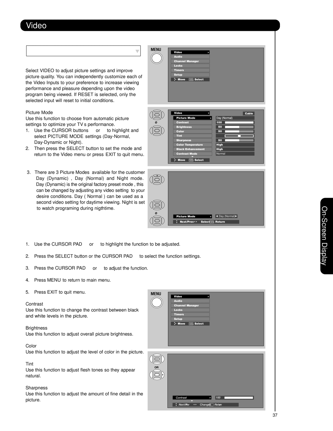 Hitachi 42HDS69, 55HDS69 important safety instructions Video 