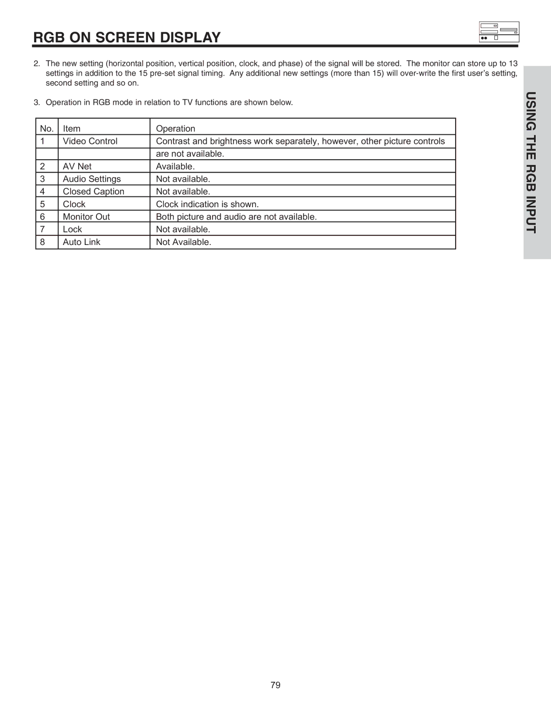 Hitachi 42HDT51, 55HDT51 important safety instructions Operation 