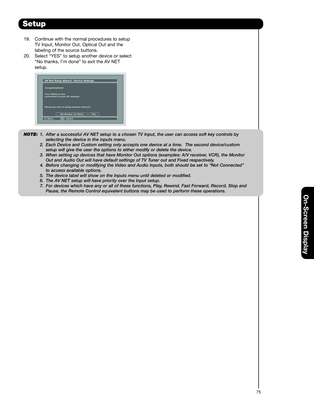 Hitachi 55HDX99, 55HDT79, 42HDT79, 42HDX99 important safety instructions Setup 