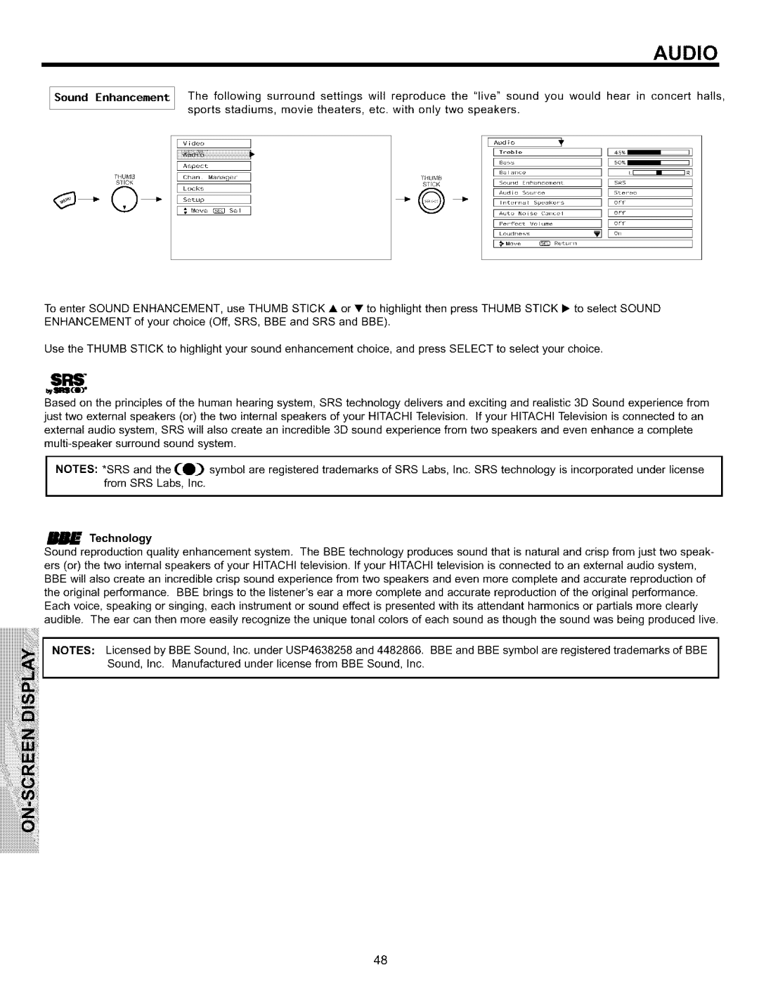 Hitachi 57S700, 65S700, 51S700 important safety instructions Iiii@i 