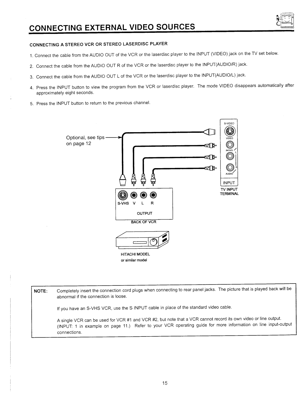 Hitachi 50EX39B, 60EX39B manual 