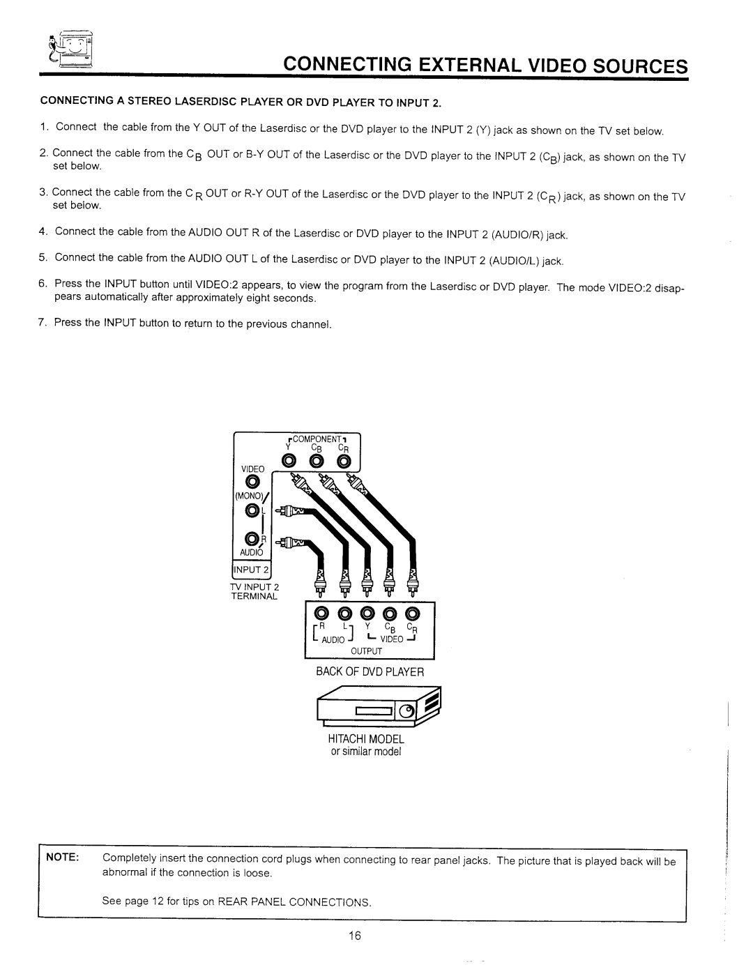 Hitachi 60EX39B, 50EX39B manual 