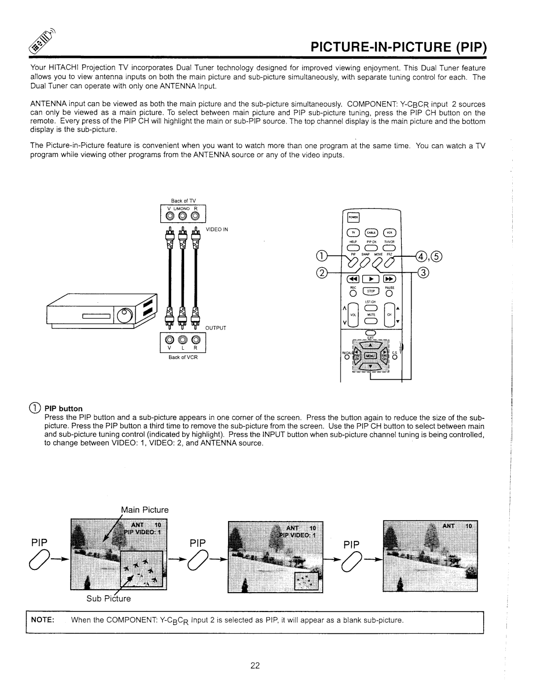 Hitachi 60EX39B, 50EX39B manual 