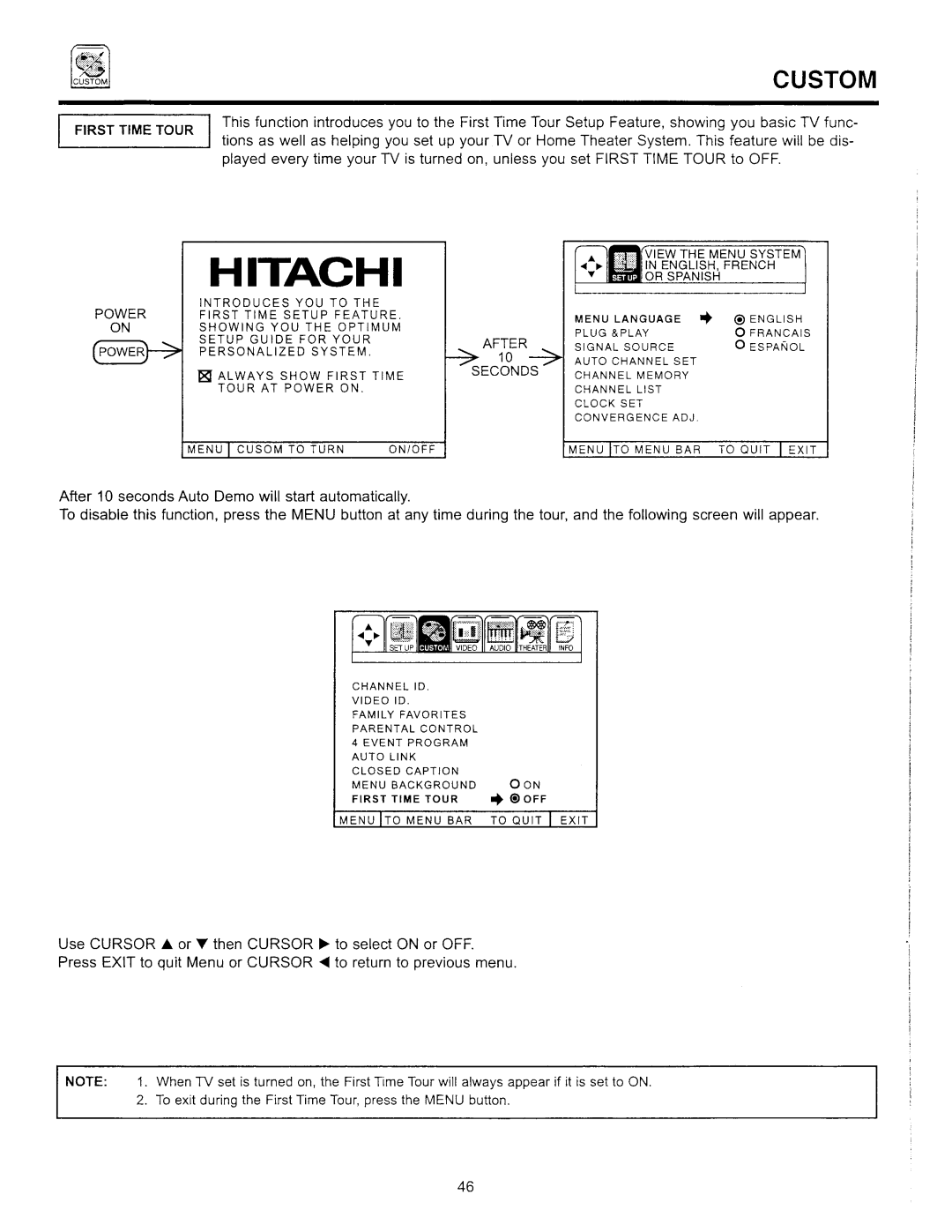 Hitachi 60EX39B, 50EX39B manual 