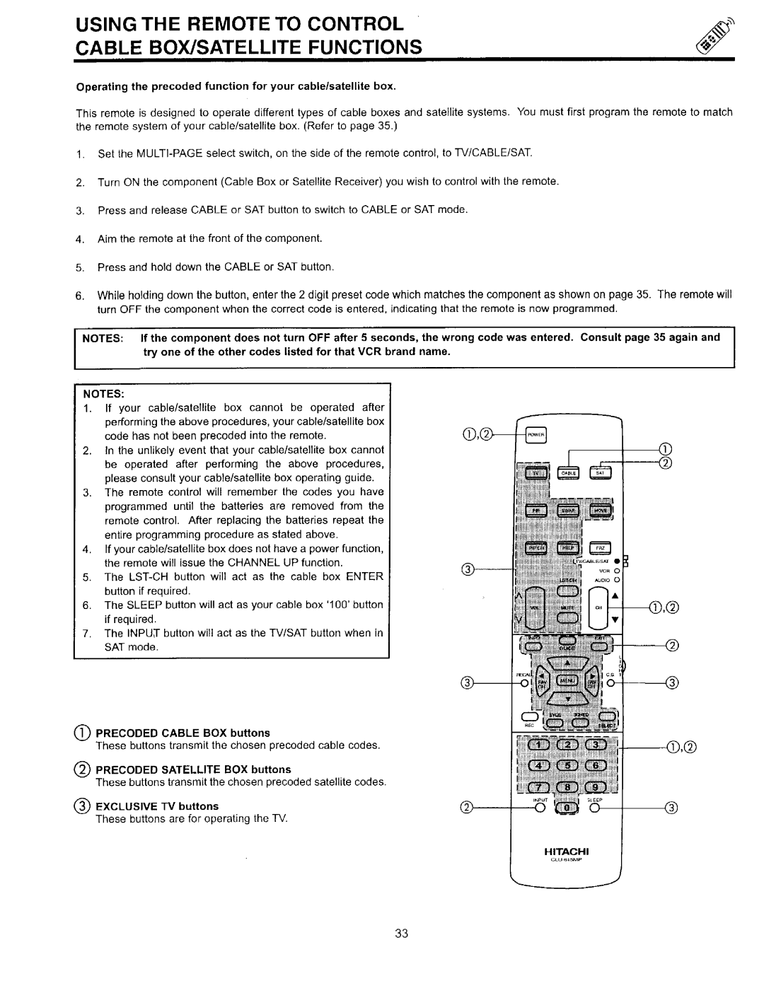 Hitachi 53SDX89B, 60SDX88B manual 