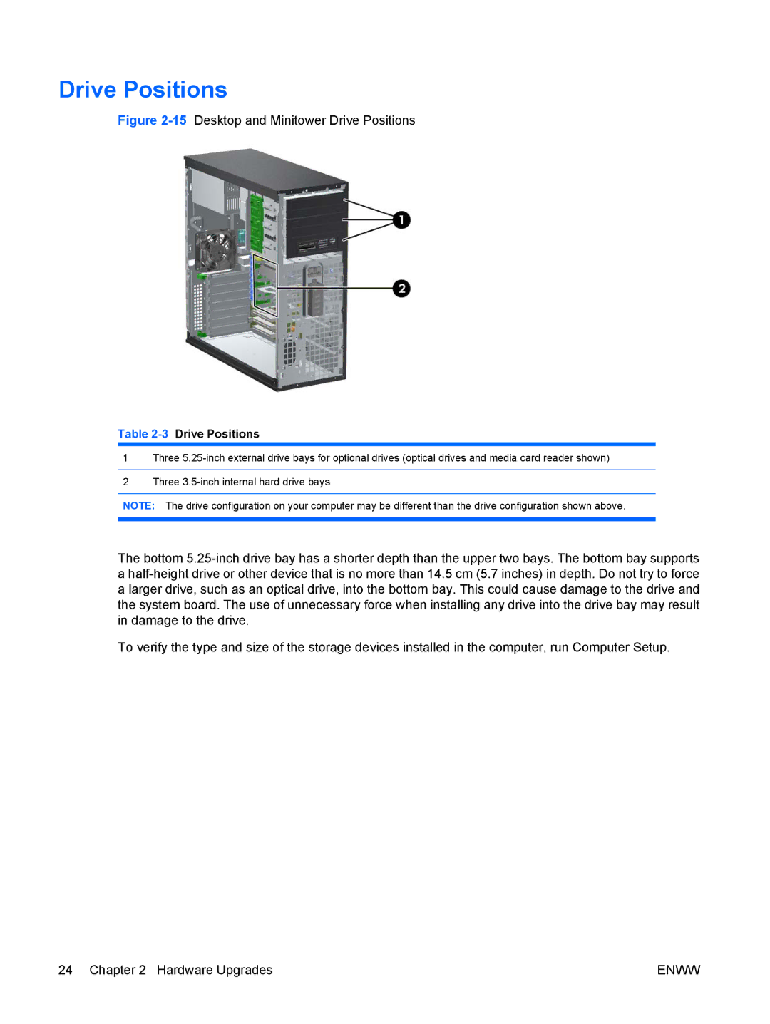 Hitachi 8000 Elite manual 3Drive Positions 