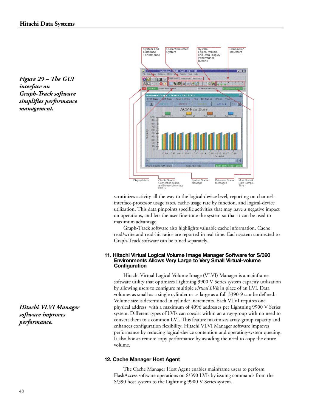 Hitachi 9900 manual Cache Manager Host Agent 