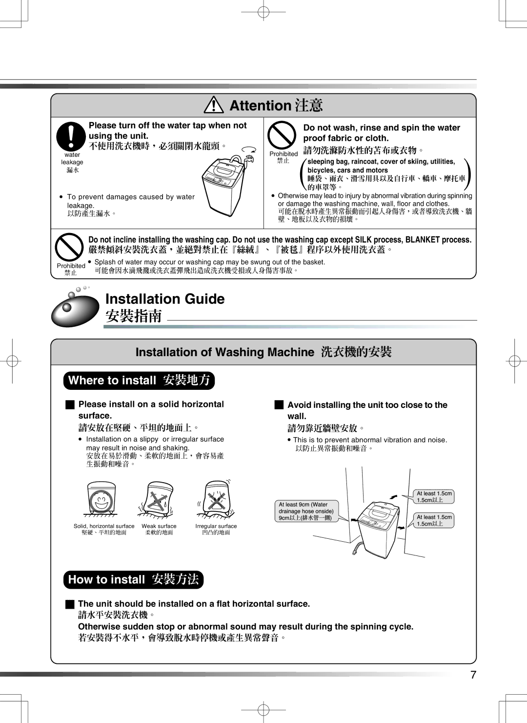 Hitachi AJ-S55GZ user manual Installation Guide, 安裝指南 