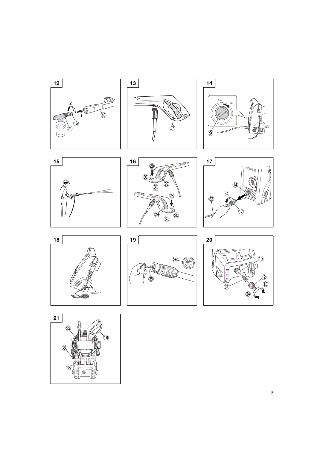 Hitachi AW 100 manual ¿ ± 