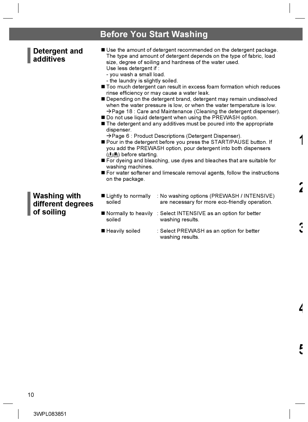 Hitachi BD-W75SAE installation instructions Before You Start Washing 