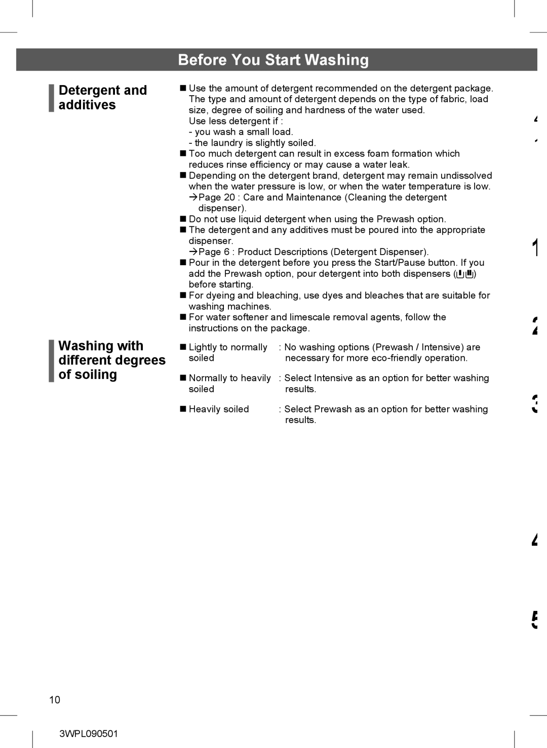 Hitachi BD-W85TAE installation instructions Before You Start Washing 