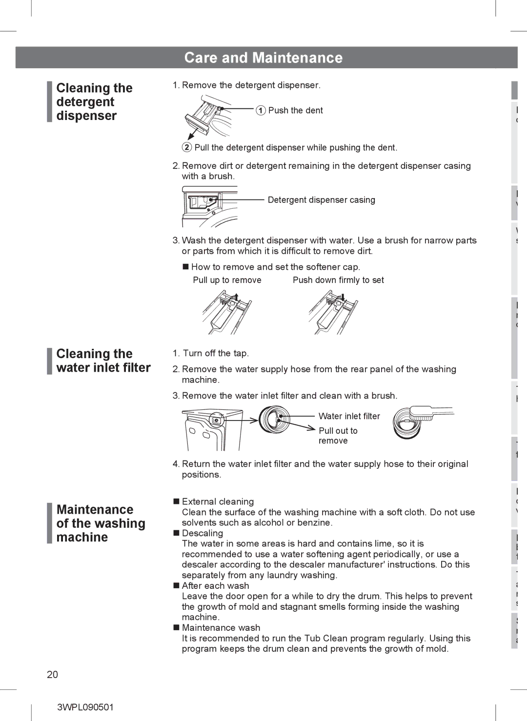 Hitachi BD-W85TAE installation instructions Push down firmly to set 