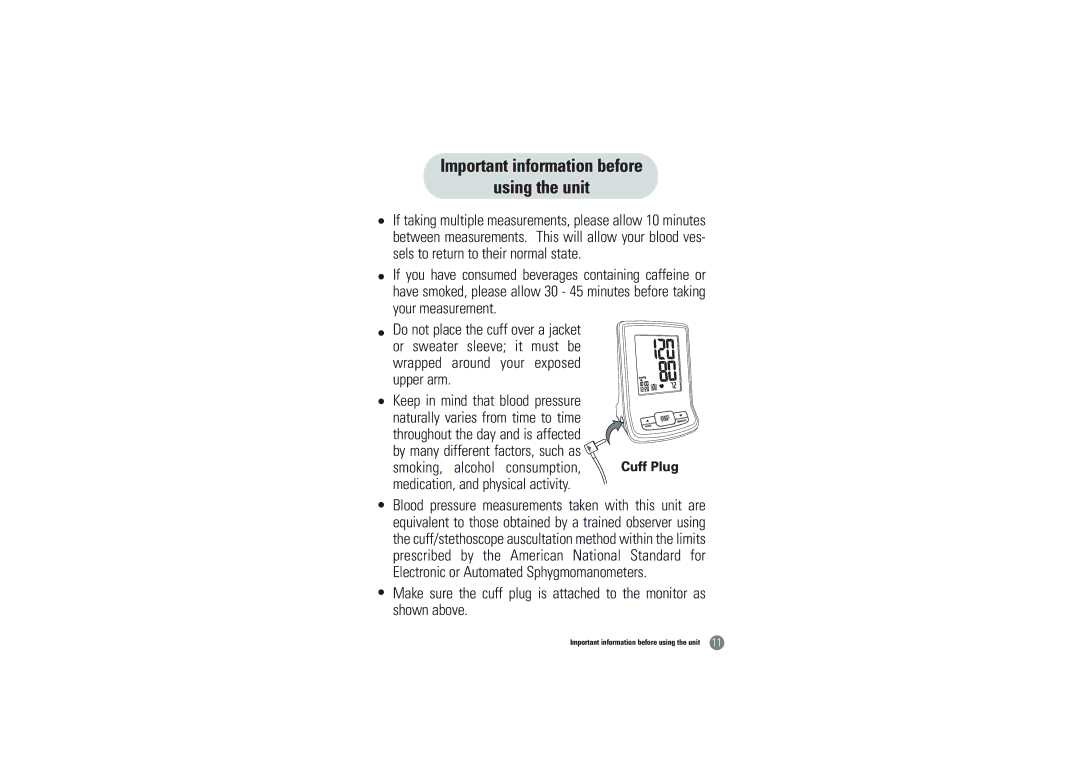 Hitachi BVA-2007 owner manual Important information before using the unit 