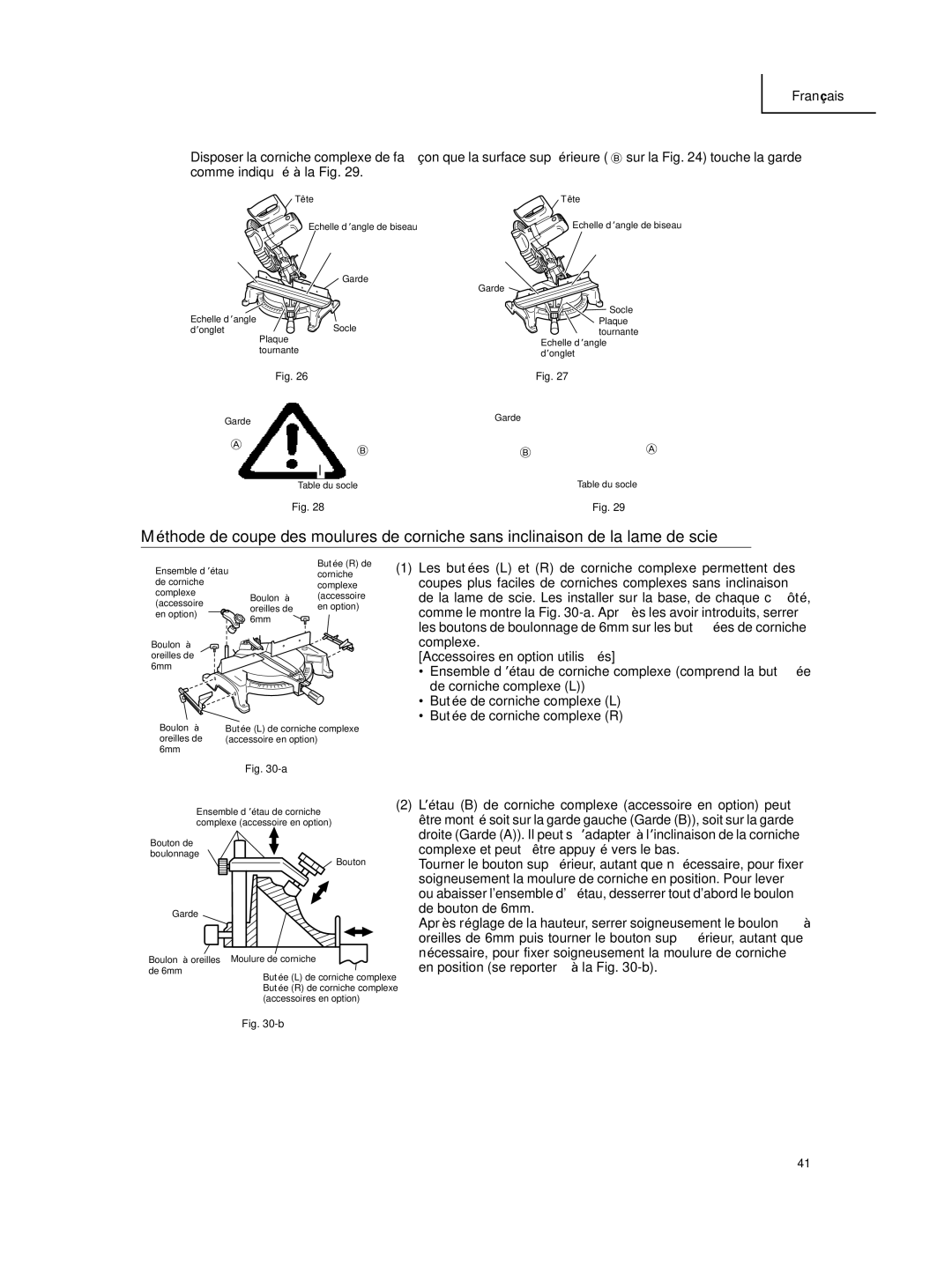 Hitachi C 10FCE instruction manual ’étau B de corniche complexe accessoire en option peut 