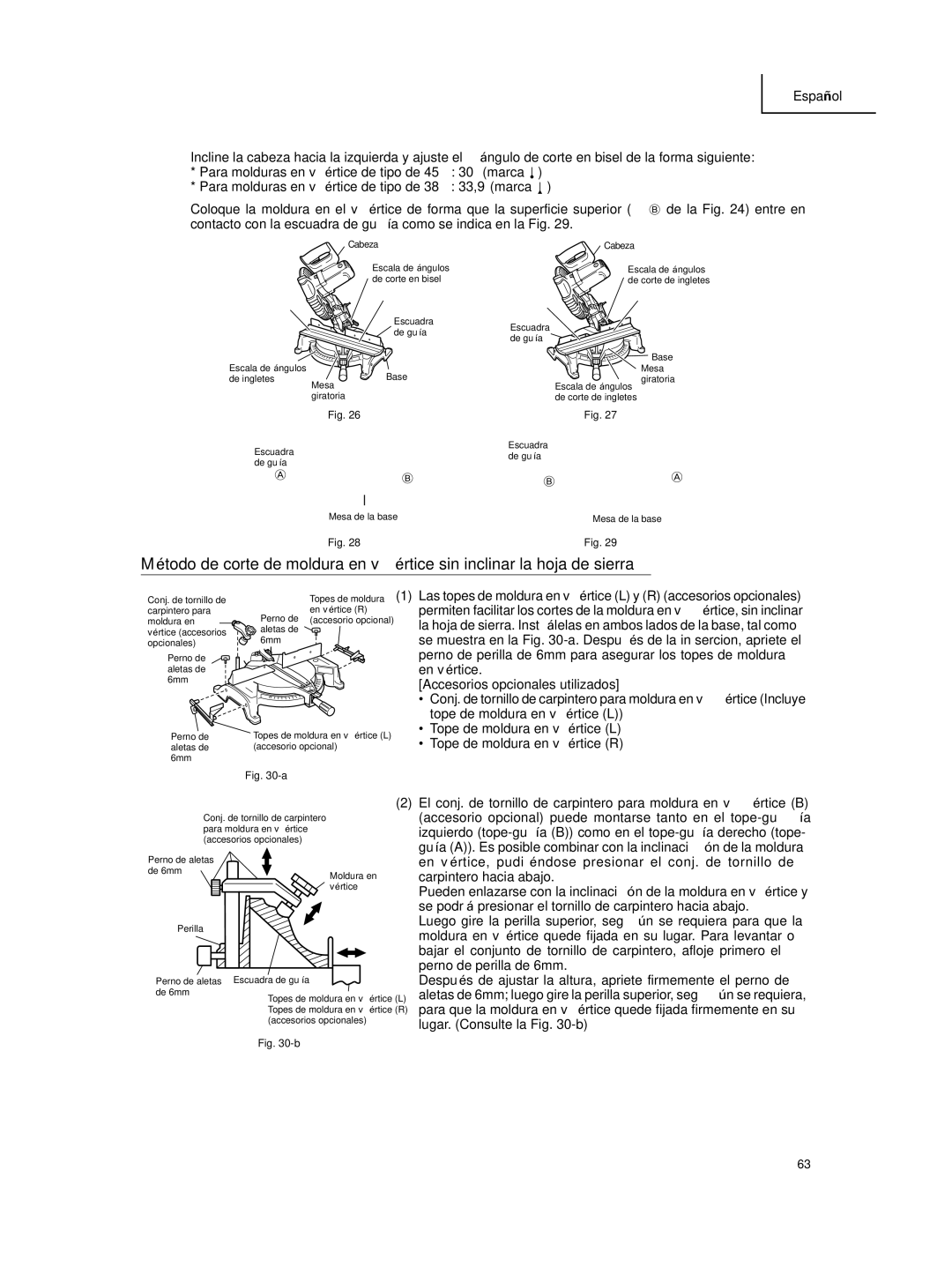 Hitachi C 10FCE instruction manual Se muestra en la -a. Después de la in sercion, apriete el 