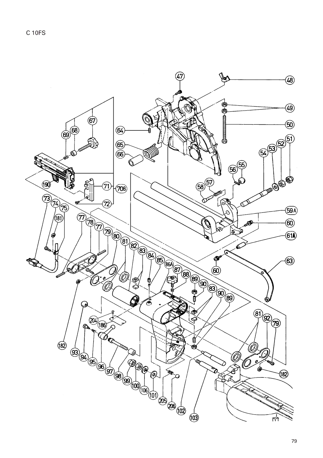 Hitachi C 10FS instruction manual 