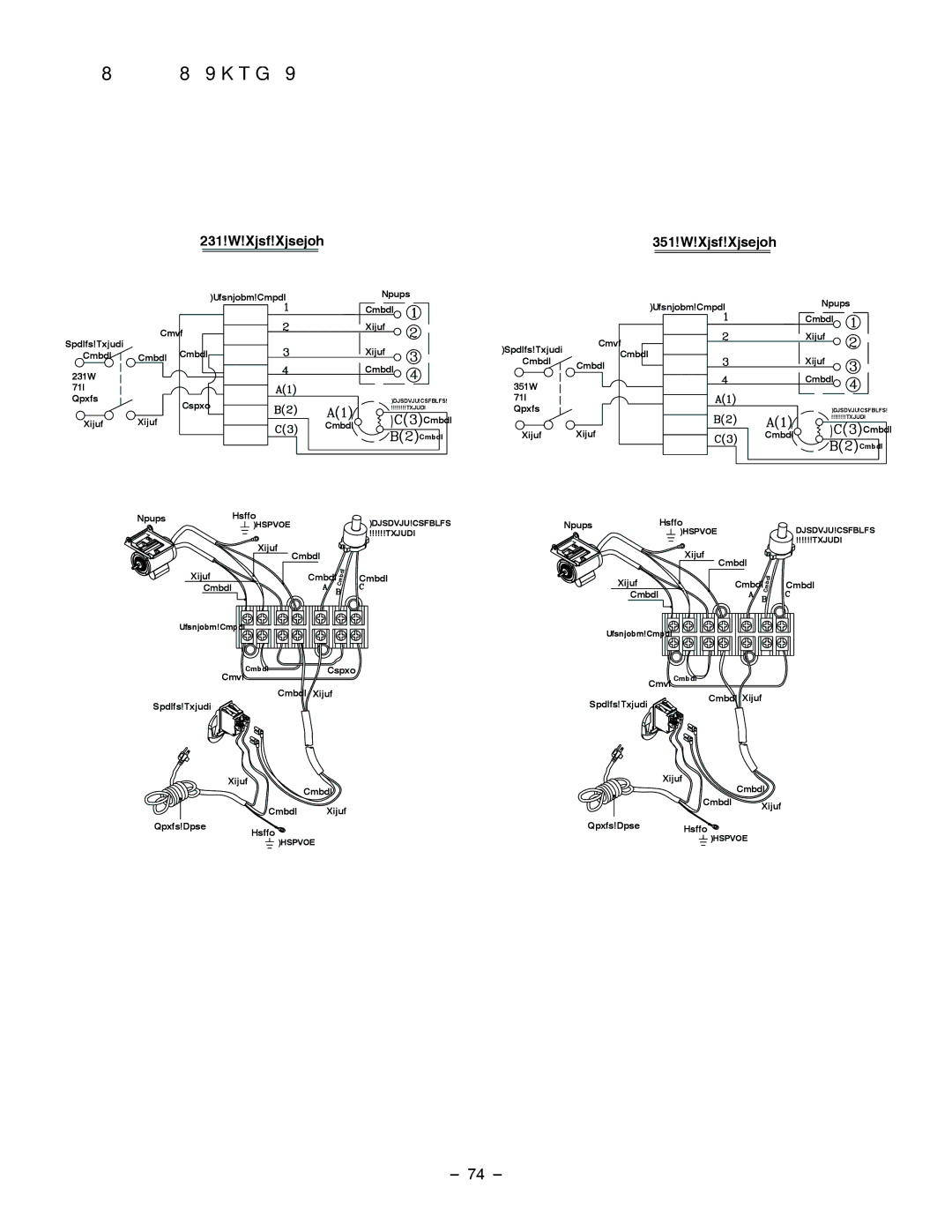 Hitachi C 10LA instruction manual 120V & 240V Wire Wirding 