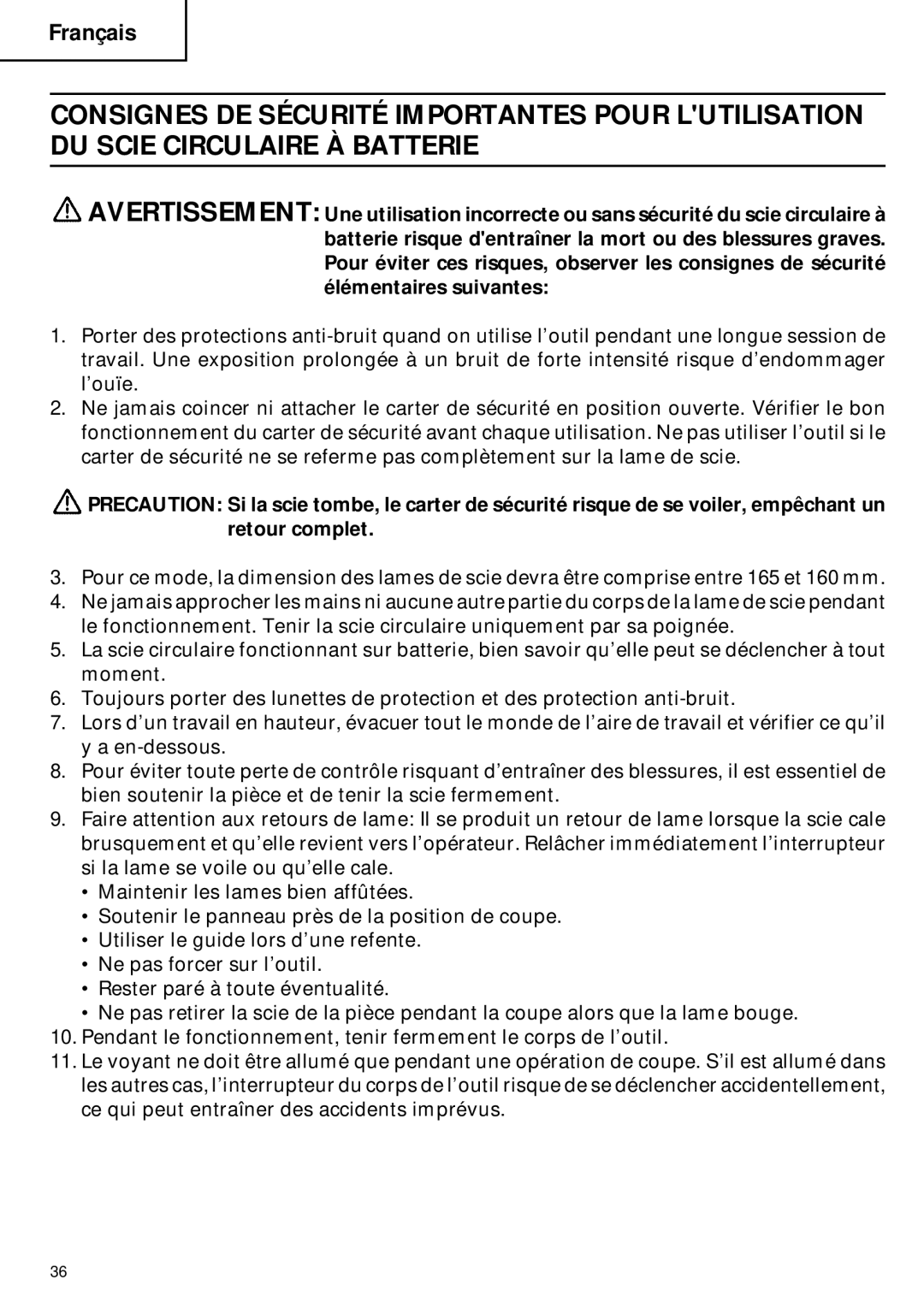 Hitachi C 6DC2 instruction manual Français 