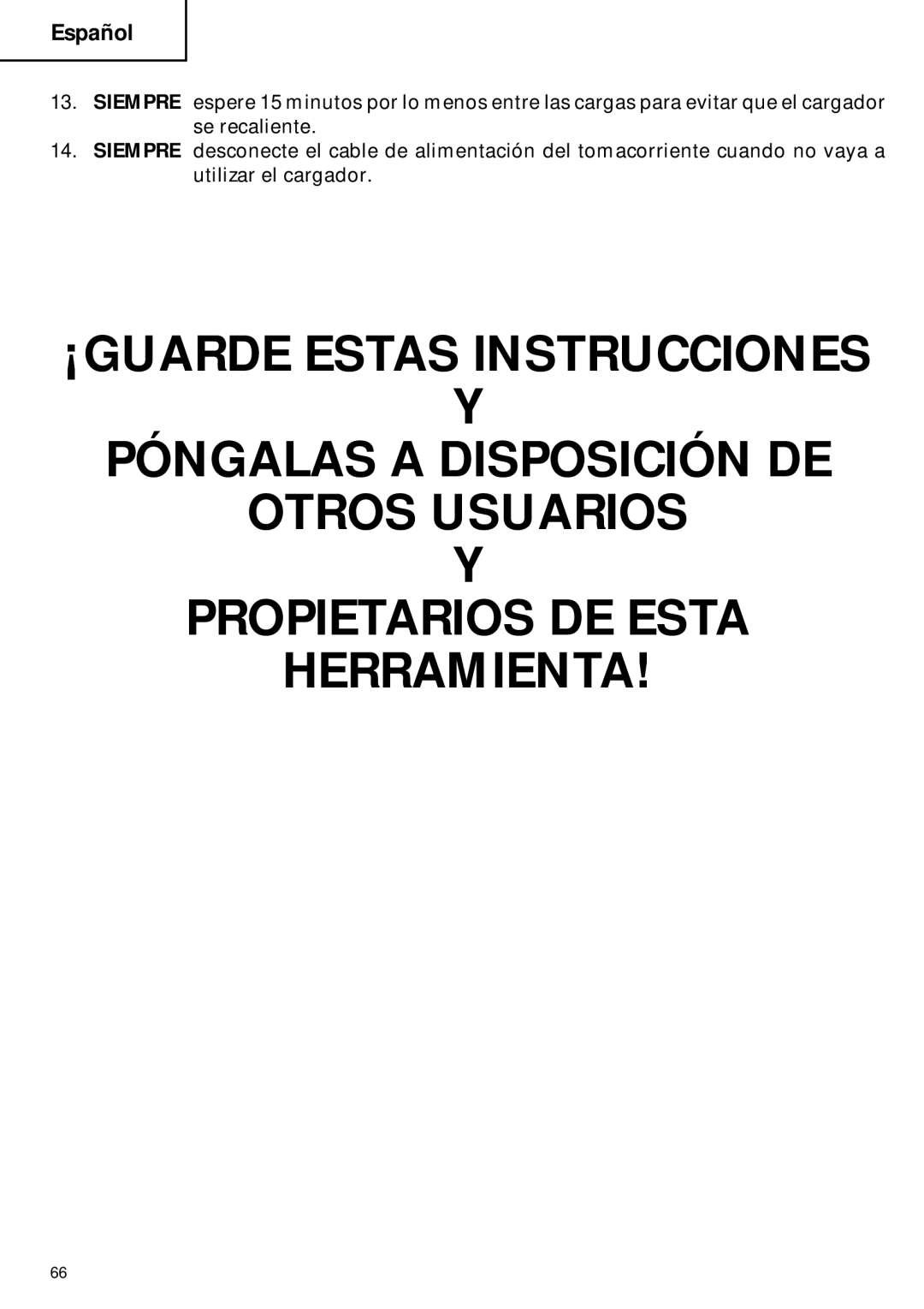 Hitachi C 6DC2 instruction manual Español 