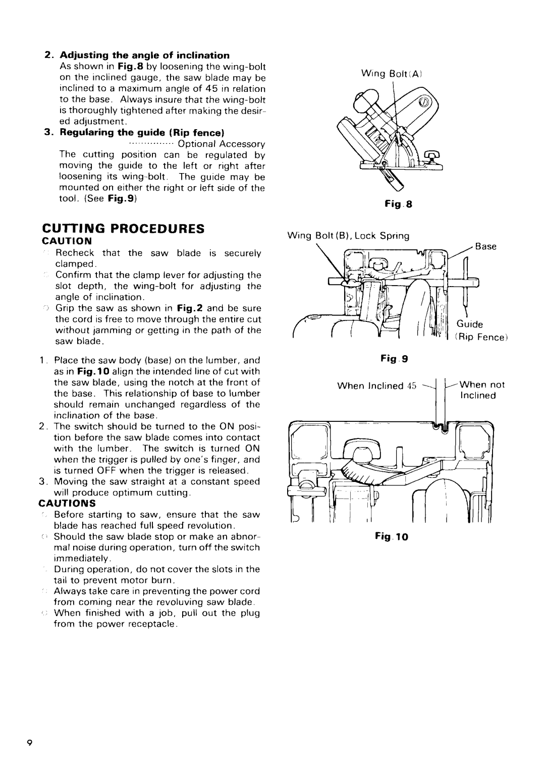 Hitachi C 8, C 7SB manual 