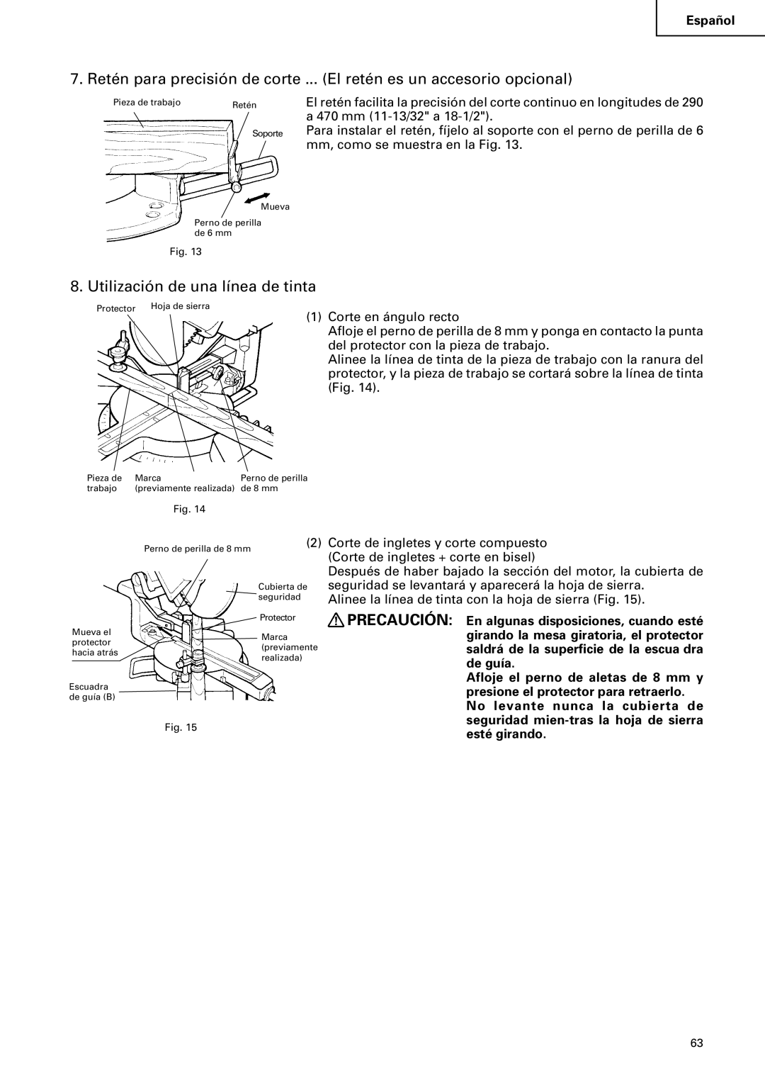 Hitachi C12FSA instruction manual Utilización de una línea de tinta 