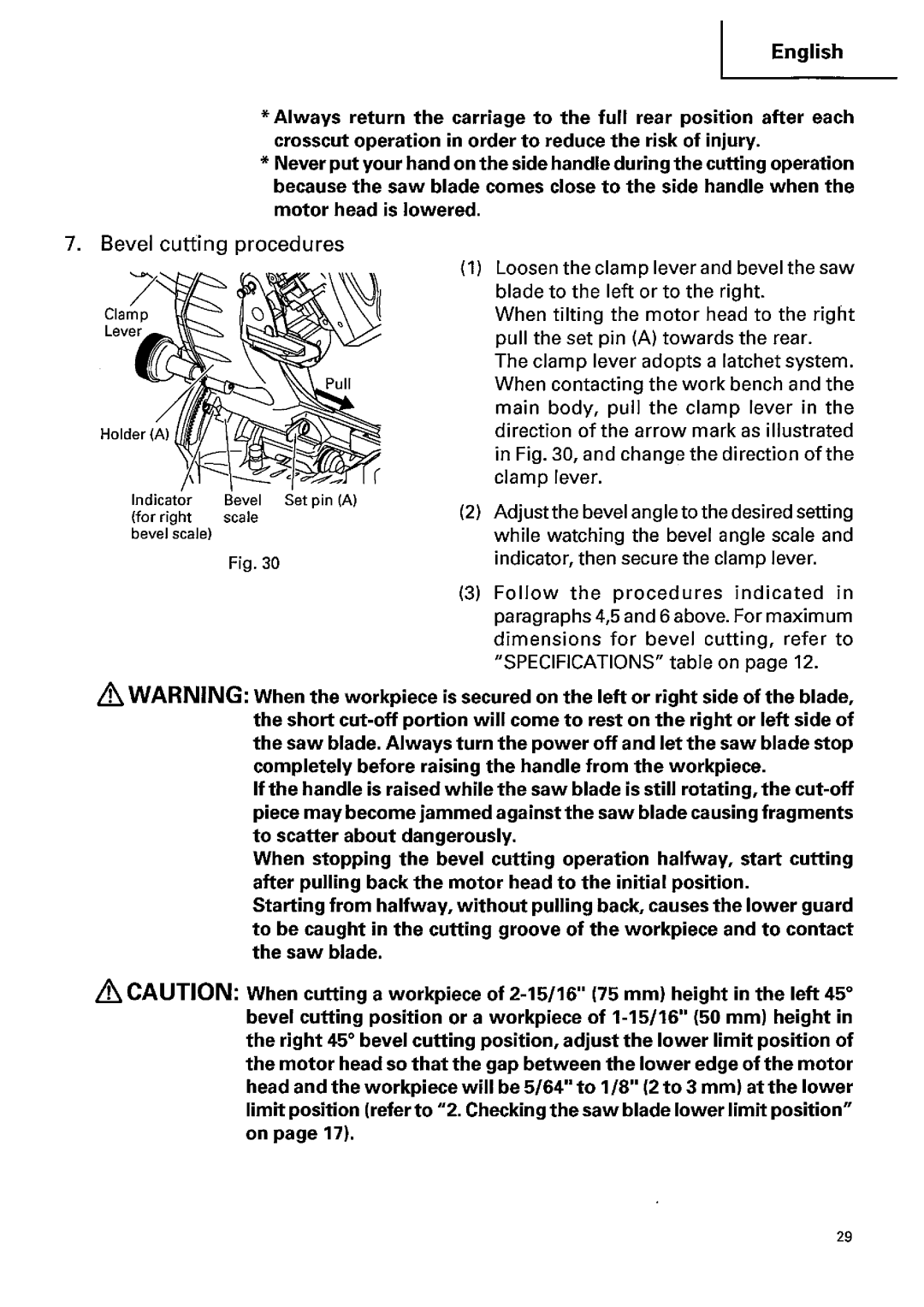 Hitachi c12lsh, c12rsh manual 