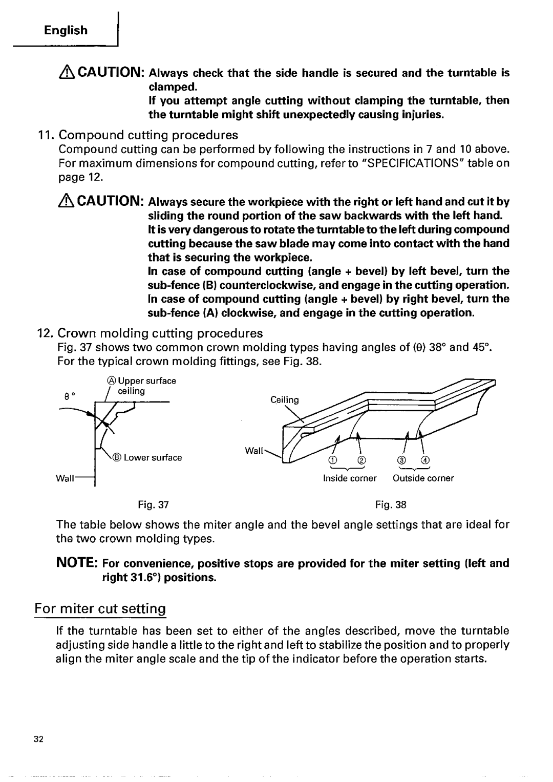 Hitachi c12rsh, c12lsh manual 