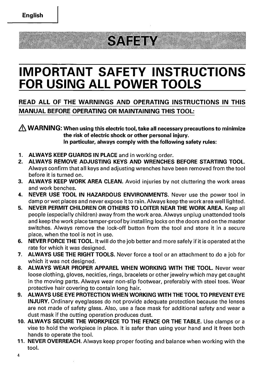 Hitachi c12rsh, c12lsh manual 