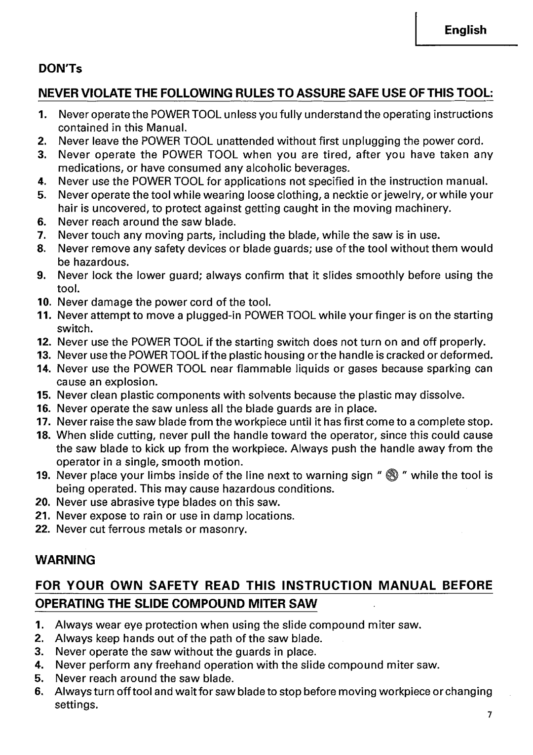 Hitachi c12lsh, c12rsh manual 