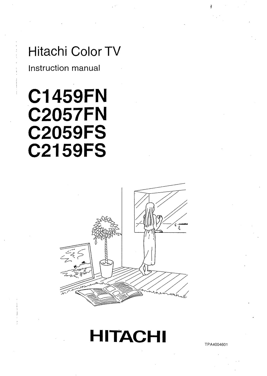 Hitachi C2059FS, C2159FS, C1459FN, C2057FN manual 