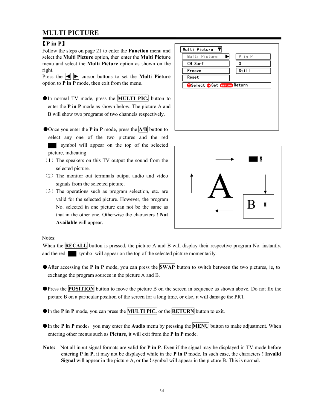 Hitachi C52-WD9000, C43-FL9000 instruction manual UHHH 6WLOO 5HVHW  6HOHFW 6HW 5HWXUQ 