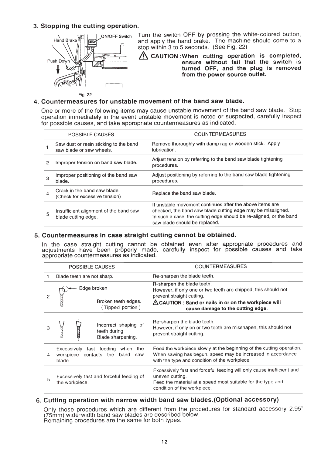 Hitachi CB 75FA manual 