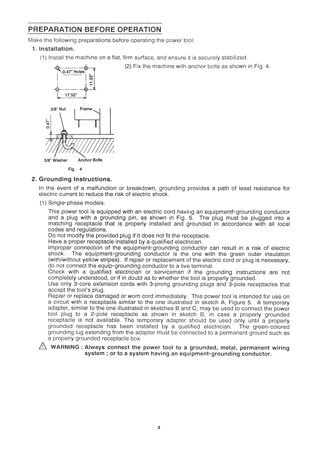 Hitachi CB 75FA manual 